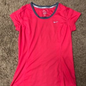 Hot Pink Nike Dri-Fit T-shirt